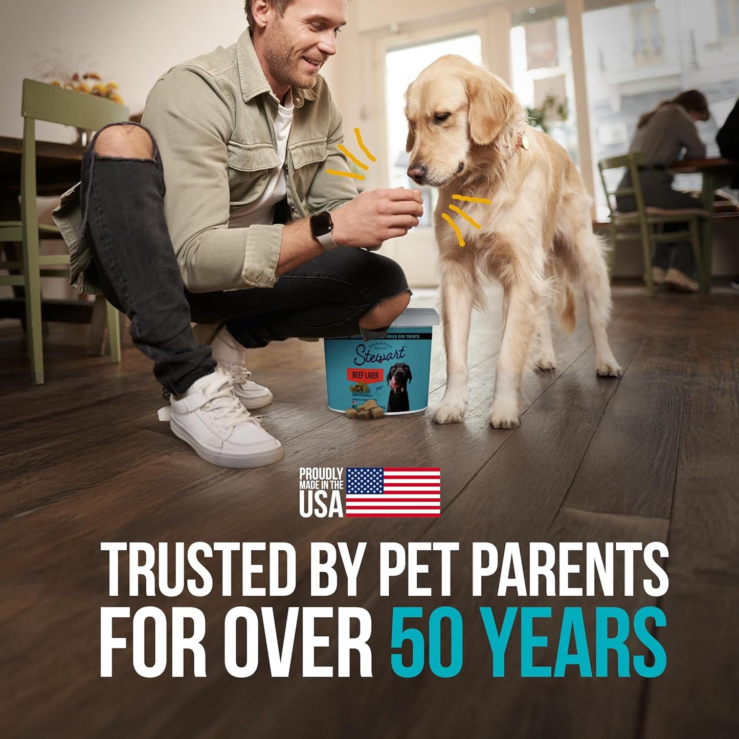 Beef Liver Dog Treats, 14 Oz, ~315 Pieces, Freeze Dried Raw, Single Ingredient, 50% Protein Training Treats or Meal Topper in a Resealable Tub, Grain Free, Gluten Free