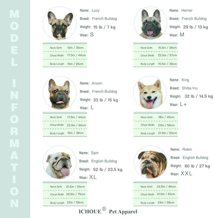 Pug Clothes Hoodies for Dogs Puppy French Bulldog Frenchie English Boston Terrier Bully Pitbull Sweatshirt Sweater Clothing Cold Weather Winter Coats - Navy/Small