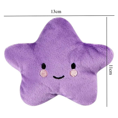 Pets Toys Plush Sounding Pentagram Toys Pets Chew Playing Fun Cute Puppy Dogs Cats Squeaky Toys Pets Supplies Accessories