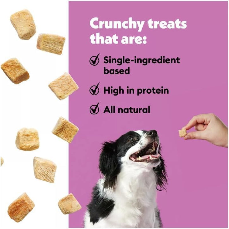 Wiggles Wags Freeze Dried Chicken Crunchy Dog Treats Pack of 5 for Happy Pups