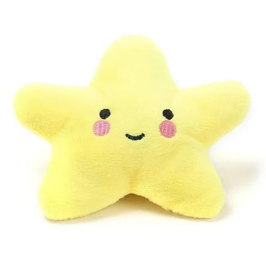Pets Toys Plush Sounding Pentagram Toys Pets Chew Playing Fun Cute Puppy Dogs Cats Squeaky Toys Pets Supplies Accessories